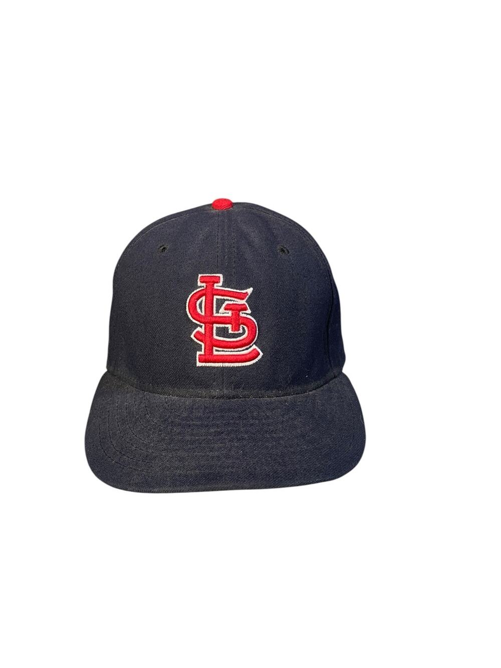 New Era MLB St. Louis Cardinals Navy Blue Fitted Hat Size- 7 5/8